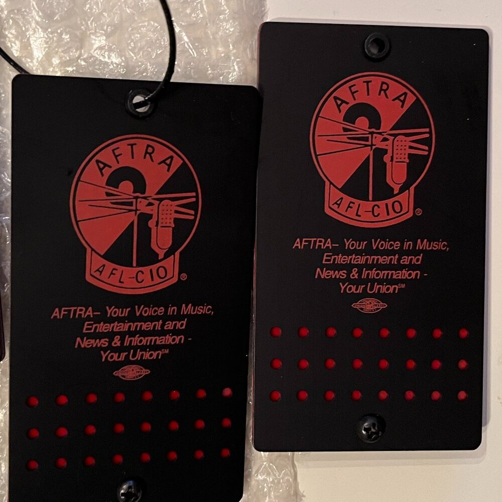 Luggage Tags  from AFTRA (American Federation of Television & Radio Artists) (4)